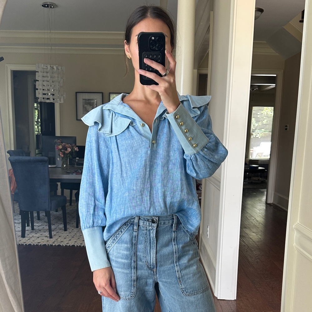 Tuckernuck Linen Blouse
